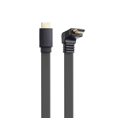 NATNEWAL HDMI connection cable,Angled HDMI cable 90-degree HDMI 2.0 cable short 30CM flat HDMI 2.0 cabl cord HDMI 2.0 4K 60Hz HDMI 2.0 A male to A male